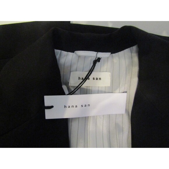 Hana San Blazer One Button Stretch Knit Jacket Retail $495 NWT Size 36 L - Picture 9 of 11